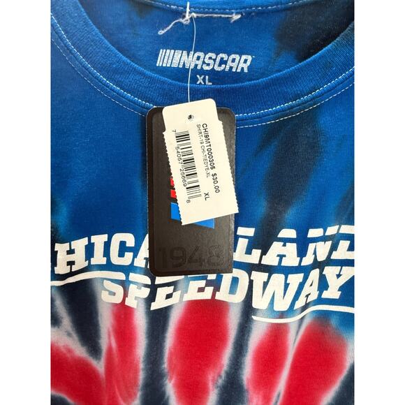 Chicagoland Spedway Tie Dye Shirt Nascar Men's Size XL New Tee - Picture 2 of 7